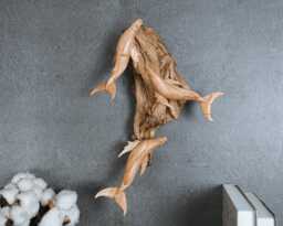 Hand Carved Wooden Whale Wall Art Balinese Sculpture, 12 - thumbnail 1