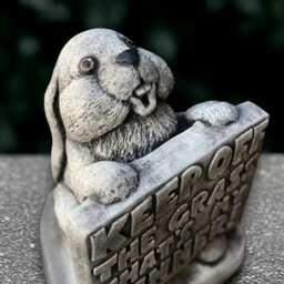 Funny Rabbit Sculpture Concrete Bunny Statue Outdoor Animal Figurine Handmade Bunny Lover Gift Garden & Home Decoration Yard Art - thumbnail 2