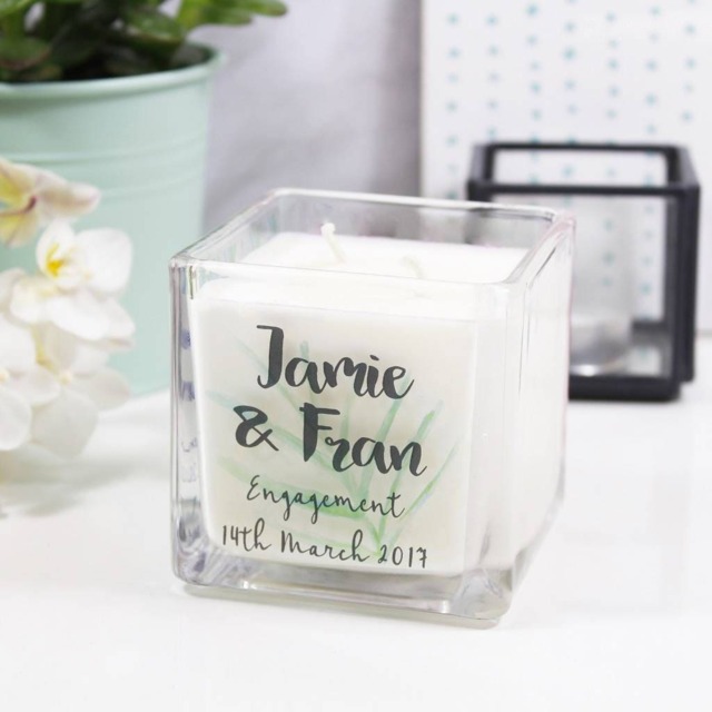 Engagement Candle Gift - Soya Wax Congratulations She Said Yes Got Engaged - image 1
