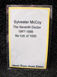 Sylvester Mccoy Dr Who Figurine, Limited Edition Statue By Legends Forever - thumbnail 4