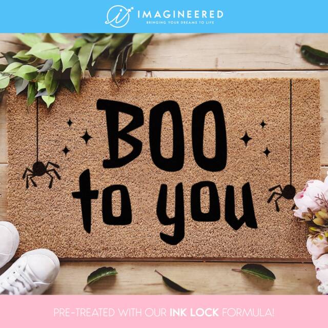 Halloween Door Mat - Autumn Decor Fall Rug Decorations Porch - image 1