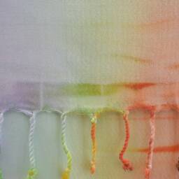 Batik Towel, Colorful Towel, Surfer Beach Towel, Turkish Towel, Dye Peshtemal, 38''x65 - thumbnail 3