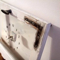Handmade Clock Time Window. Ructic Wall Clock.unique Christmas Gift - thumbnail 3