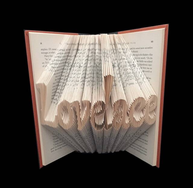Ada Lovelace - Women Scientist Math Mathematician Family Name Unique Gift 8 Letter Words Folded-Book Art - image 1