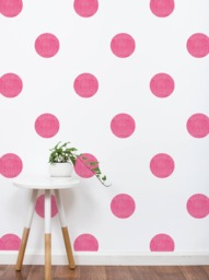 Textured Polka Dot Wall Decals, 6 Inch, Peel & Stick - thumbnail 1