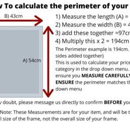 Made To Measure Tray Frames-22mm Canvases(Important-Please Read Description Box Before Ordering-The Perimeter Is All 4 Sides Added Together - thumbnail 3