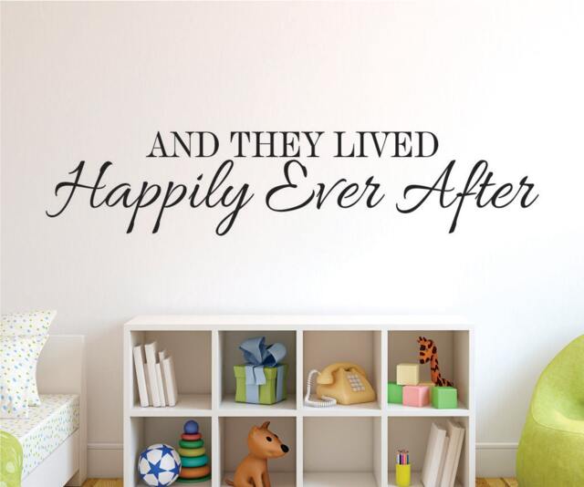 Wall Decals - Happily Ever After Vinyl Decal & They Lived - image 1