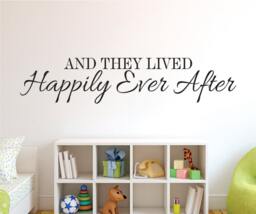 Wall Decals - Happily Ever After Vinyl Decal & They Lived - thumbnail 1