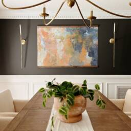 Large Modern Abstract Canvas Wall Hanging - 480 - thumbnail 2