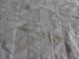 Cowhide Patchwork Rug Raw Leather Argentina - Cowhide Rugs Free Shipping Mix Of Whites & Creams, 5' X 7' - thumbnail 2