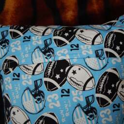Football Colorful Cotton Pillow Case/ Newborn Toddler Children Kids Case/Boy's Pillowcase - thumbnail 3