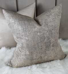 Brown Bronze Metallic Cushion Cover Textured Polyester Pillow Case/Throw Pillow For Sofa Bed