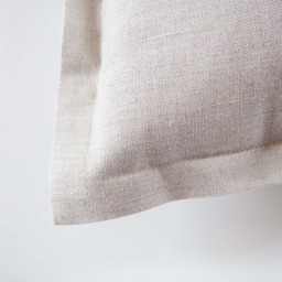 Linen Cotton Blend Throw Pillow Cover Flanged Oxford Pillowcase - thumbnail 2
