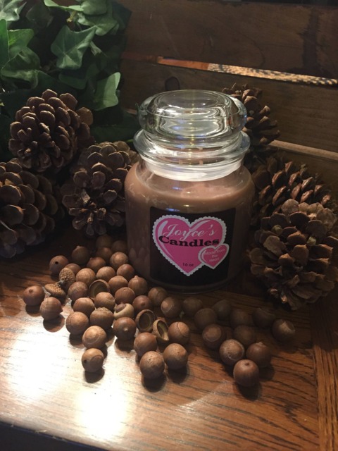 Cowboy Handmade Hand Poured 16 Oz Soy Candle in Apothecary Jar With Glass Dome Lid