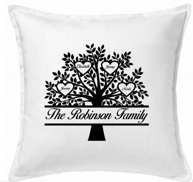 Family Tree Printed Cushion Cover - image 1