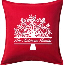 Family Tree Printed Cushion Cover - thumbnail 4