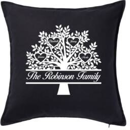 Family Tree Printed Cushion Cover - thumbnail 3