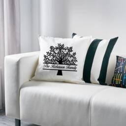 Family Tree Printed Cushion Cover - thumbnail 2