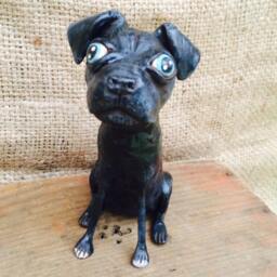 Larger Personalized Pet Sculpture Portrait For The Dog Lover - thumbnail 3