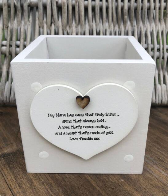 Nana Personalised Flower/Plant Pot Gift Nana Granny Nan Nannie Grandma Gran Nanna Or Any Name. Shabby Chic Style Birthday Christmas Etc - image 1