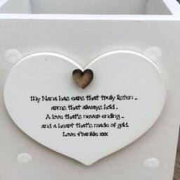 Nana Personalised Flower/Plant Pot Gift Nana Granny Nan Nannie Grandma Gran Nanna Or Any Name. Shabby Chic Style Birthday Christmas Etc - thumbnail 2