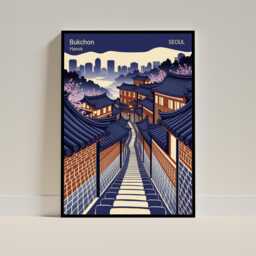 Bukchon Hanok Village Seoul Print - thumbnail 1