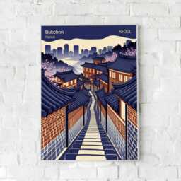 Bukchon Hanok Village Seoul Print - thumbnail 3