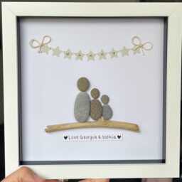 Nanny Pebble Frame, Gift For Nana, Nanny, Birthday Her, Grandma, Mother's Day Gift, Pebble Frame - thumbnail 2