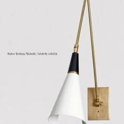 Brass Wall Lamp Handmade Vintage Sciccoso , Handcrafted Magari Kitchen Bedside Bathroom Reading - thumbnail 3