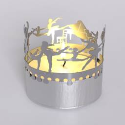 Ballet Shadow Play Captivating Silhouette Motifs For Mesmerizing Room Decor - Ideal Gift Dance Lovers & Enthusiasts - thumbnail 4