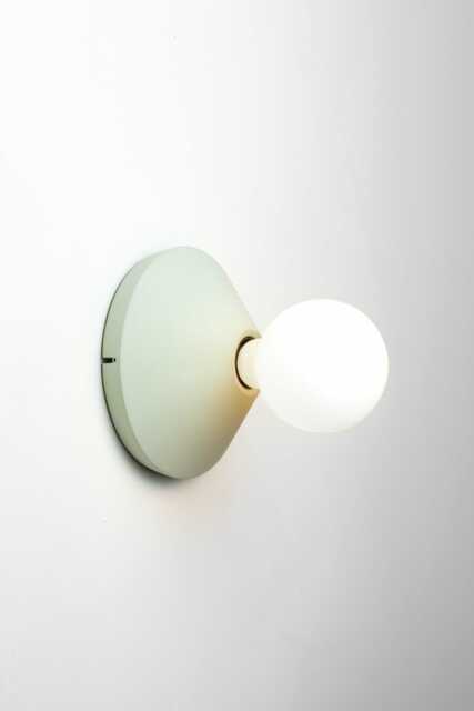 Concrete Colorful Wall Sconce Or Ceiling Light, Modern Minimalist Lamp E26 E27 - image 1