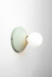 Concrete Colorful Wall Sconce Or Ceiling Light, Modern Minimalist Lamp E26 E27 - thumbnail 1