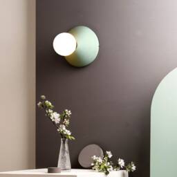 Concrete Colorful Wall Sconce Or Ceiling Light, Modern Minimalist Lamp E26 E27 - thumbnail 3