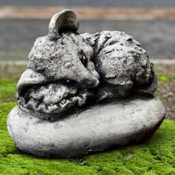 Stone Sleeping Mouse Concrete Figurine Garden Decor Sleeping Animal Statue Rodent Ornament Handcrafted Decoration Gift - thumbnail 2