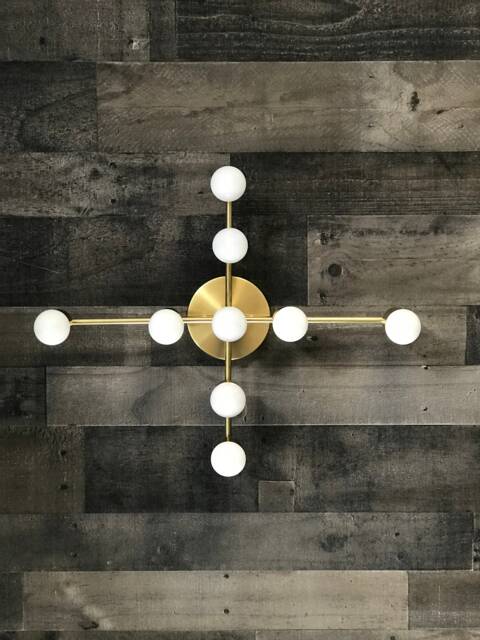 Lueur 9 Light Modern Mid Century Hallway Bathroom Vanity Sconce - image 1