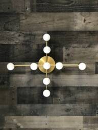 Lueur 9 Light Modern Mid Century Hallway Bathroom Vanity Sconce - thumbnail 1