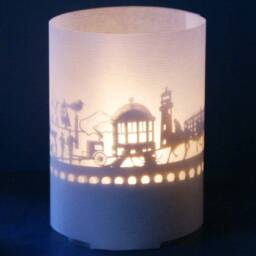 Borkum Skyline Shadow Play - Island Souvenir Gift Tube