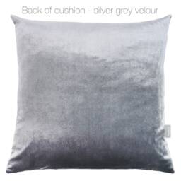 "Large Velvet Cushion, Removable Cover, Size 45cm X 45 cm - 18""X18" - thumbnail 3