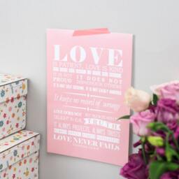Framed Love Bible Verse - 1 Corinthians 134-8 Christian Gifts Print Faith Prints Gift For Him Her - thumbnail 3