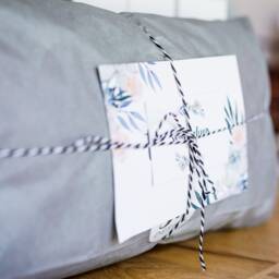 Gather Pillow - Rustic Fall Housewarming Gift Farmhouse Decor Decorative Pillows - thumbnail 4