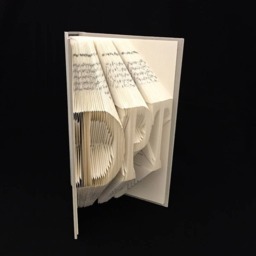 Dpt - Doctorate Of Physical Therapy Graduation Gift Medical 3 Letters Folded-Book Art Sculpture Unique Customize Personal - thumbnail 2