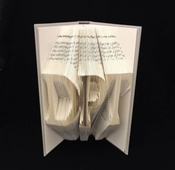 Dpt - Doctorate Of Physical Therapy Graduation Gift Medical 3 Letters Folded-Book Art Sculpture Unique Customize Personal - thumbnail 1