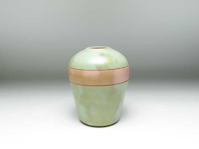 Sage Green Ceramic Vase Earthenware Fire Cloud Pottery - image 1