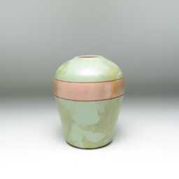 Sage Green Ceramic Vase Earthenware Fire Cloud Pottery - thumbnail 2