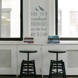 Adventure Awaits Vinyl Wall Decal - Mountain Wanderlust Quote - thumbnail 3