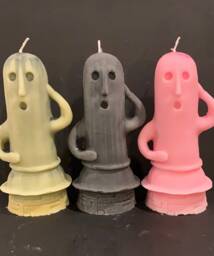 Haniwa Candle/Candle/Figure/Sculpture/Candle 3D/Scented/Gift/Home Decor/Art Design/Design Candle/Fashionable Candle/Dog/Art/Deco/Unique/ - thumbnail 1