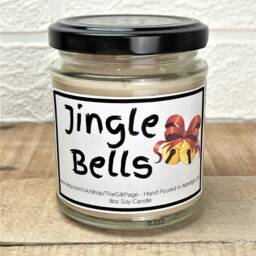 Christmas Jingle Bells Candle Highly Scented Soy Wax - thumbnail 2
