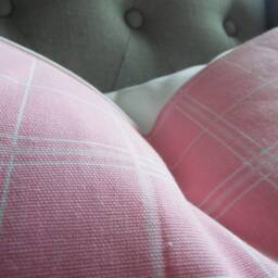 Pillow Cover.slipcovers. Covers.toss Pillow.throw Pillows.home Decor.accents.pink.valetine's Day.plaid.sofa Cushions.cushion Covers - thumbnail 2