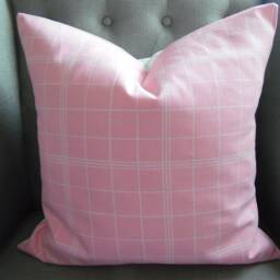 Pillow Cover.slipcovers. Covers.toss Pillow.throw Pillows.home Decor.accents.pink.valetine's Day.plaid.sofa Cushions.cushion Covers - thumbnail 4