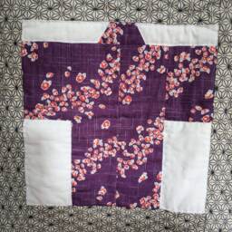 Japanese Patchwork Wall Hanging, 64x91cm - thumbnail 2